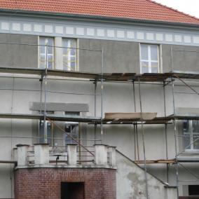 Průběh rekonstrukce fasády