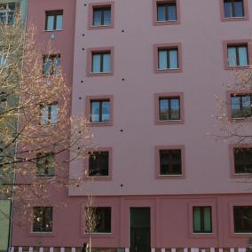 Zateplení fasády panelového domu - Korandova, Plzeň