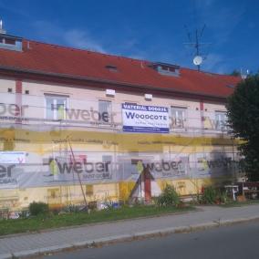 Zateplení fasády Pod Vrchem, Plzeň